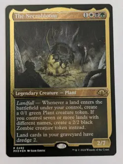 The Necrobloom (Foil Etched) Modern Horizons 3 - MTG RARE - Image 1