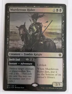 Murderous Rider Throne of Eldraine Foil - MTG RARE - Image 1
