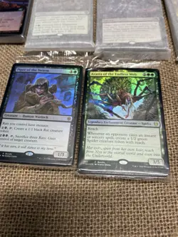 10 different sets, mtg foil premium bundle land packs, sealed, Zendikar Rising+ - Image 2