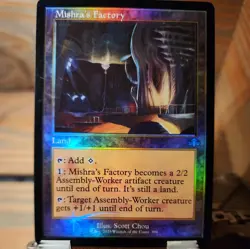 MISHRA'S FACTORY Magic MTG Dominaria Remastered Foil - Image 1
