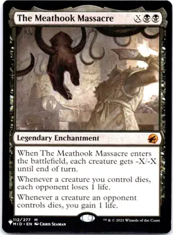 The Meathook Massacre Mythic NM MTG Midnight Hunt Black Boardwipe Commander - Image 1