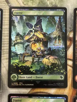 Final Fantasy Chocobo Track Stamped Foil Lands Set of 10 English Bundle - NM/M - Image 3