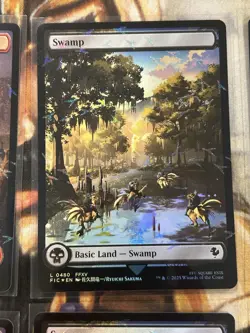 Final Fantasy Chocobo Track Stamped Foil Lands Set of 10 English Bundle - NM/M - Image 5