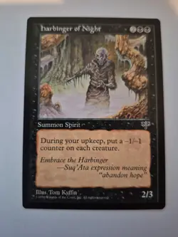 1x MTG Magic The Gathering Mirage Harbinger of Night NM x1 - Image 1