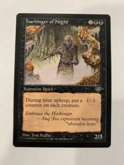 MTG Magic The Gathering Mirage Harbinger of Night! English! 2 of 2! - Image 1