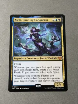 Alela, Cunning Conqueror #3 (NM) Wilds of Eldraine WOC Magic MTG - Image 1
