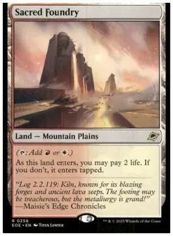 Edge of Eternities #256 Sacred Foundry - Image 1