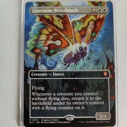 Luminous Broodmoth - Borderless - NM - Bloomburrow: Commander BLC - MTG - Image 1