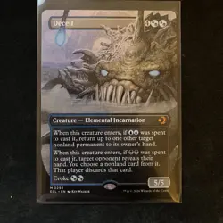 Deceit MINT Borderless 293 Lorwyn Eclipsed ECL MTG Regular Mythic Unplayed Mint - Image 1