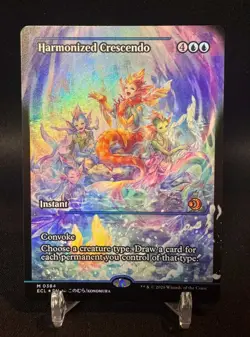 🌈 Harmonized Crescendo - Showcase FOIL -MTG #0384 Lorwyn Eclipsed - NM/M - Image 1