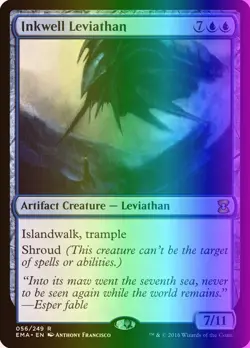 MTG Magic the Gathering Inkwell Leviathan (56/265) Eternal Masters LP FOIL - Image 1