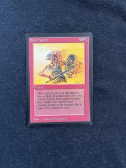 Magic the Gathering Disintegrate Beta NM - Image 1