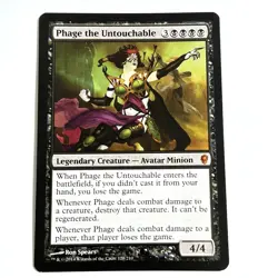 Phage the Untouchable 120 M Conspiracy Magic the Gathering MTG NM - Image 1