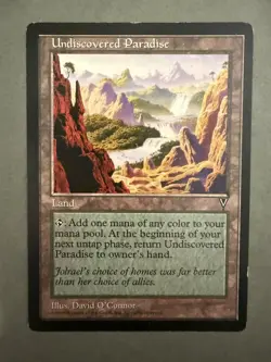MTG: Undiscovered Paradise Card Regular Visions Magic the Gathering - Image 1