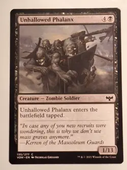 Unhallowed Phalanx - Innistrad: Crimson Magic the Gathering MTG Nice! - Image 1