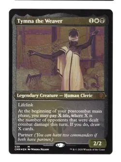 1x Tymna the Weaver - Foil Etched Near Mint MTG Magic English NM - Image 1
