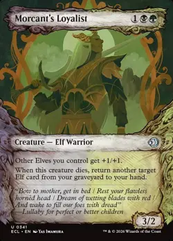 Morcant's Loyalist ** Showcase ** Lorwyn Eclipse - CUC NM MTG - Image 1