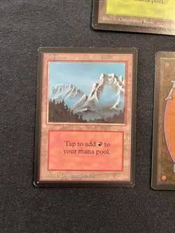 Magic the Gathering All Five Basic Lands BETA Never Played - Image 4