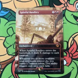 MTG / Spiteful Banditry - Borderless / Nm - Image 1