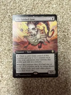 Oft-Nabbed Goat Commander: Lorwyn Eclipsed Extended Art Rare - Image 1