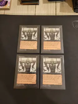 Magic: The Gathering Reanimate x4 Tempest Sorcery 1997 Wizards Black - Image 1