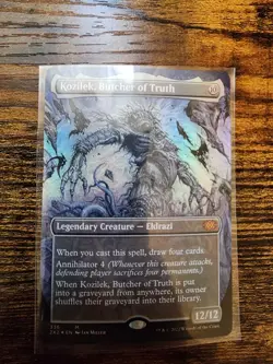 Kozilek, Butcher of Truth (Borderless) Double Masters 2022 Foil NM - Image 1