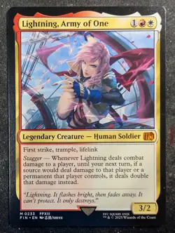 Lightning, Army of One - UB: Final Fantasy (MTG) - Image 1