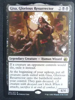 Gisa Glorious Resurrector Promo Foil - MID - Mtg Card #5P0 - Image 1