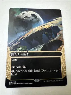 Strip Mine (0040) (Borderless) [Edge of Eternities: Stellar Sights] Near Mint - Image 1