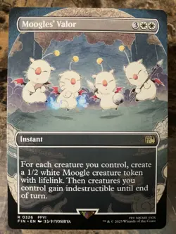 MTG TCG Final Fantasy Moogles' Valor Borderless 0326 Regular Rare - Image 1