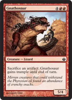 Gnathosaur - Foil NM, English MTG Mirrodin Besieged - Image 1