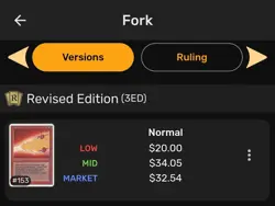 Fork Magic MTG Revised 3rd Edition - Image 4