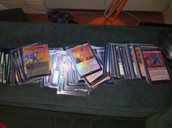 Massive lot of Magic The Gathering cards Approx 290 sleeved cards - Image 1
