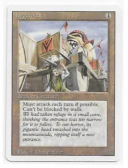 Magic the Gathering ~ MTG ~ 1x Juggernaut ~ 3rd Edition ~ LP ~ REVISED - Image 1
