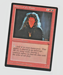 Magic the Gathering ~ MTG ~ 1x Sisters of the Flame ~ M/NM ~ THE DARK - Image 1