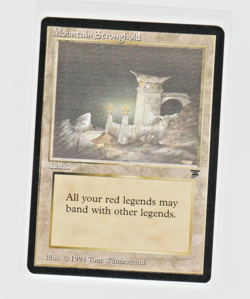 Magic the Gathering ~ MTG ~ 1x Mountain Stronghold ~ LEGENDS ~ M/NM - Image 1