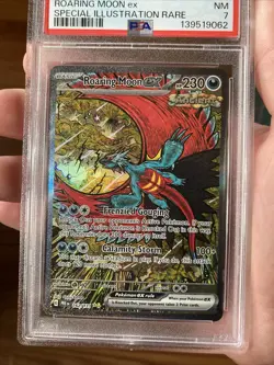Pokemon roaring moon ex PRE EN 162/131 psa 7 NM SIR 2025 - Perfect for collector - Image 3