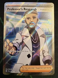 Pokemon TCG Professor's Research (Professor Turo) Scarlet & Violet 241/198 - Image 1