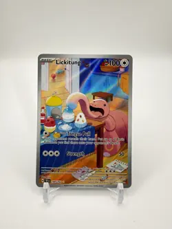 Pokemon TCG Lickitung 180/162 Temporal Forces Illustration Rare NM - Image 1