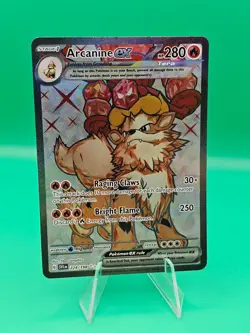 Pokemon TCG Arcanine ex Ultra Rare SV01: Scarlet & Violet Base Set 224/198 NM - Image 1