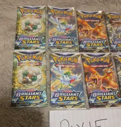 Pokemon Brilliant Stars Booster Packs x8 - New & Sealed ✅ - Image 2