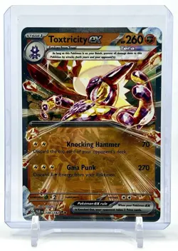 Pokemon TCG Toxtricity ex Paradox Rift 100/182 Holo Double Rare Near Mint - Image 1