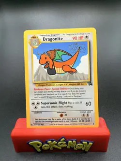 Dragonite 5 1999 WB Movie Black Star Promo Rare WOTC Nintendo Pokemon LP - Image 1
