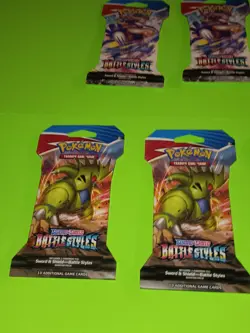 Pokemon Sword And Shield Battle Styles Booster Packs Lot Of 10 Please Read - Image 4