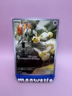 Cutiefly - 172/162 SV05: Temporal Forces Holo Illustration Rare Pokemon TCG NM/M - Image 1