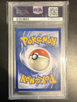 2000 Pokemon Base Set 2 #8 Hitmonchan Rare Holo PSA 9 Mint - Image 3