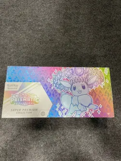 POKEMON S&V Prismatic Evolutions Super-Premium Collection, Sealed, Worn Box - Image 1