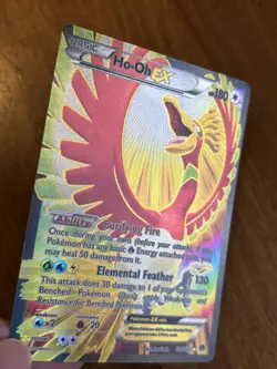 Ho-Oh EX 121/122 - XY Breakpoint - Ultra Rare Full Art Pokemon 2016 Gold - Image 2