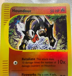 Pokemon Skyridge Houndour Reverse Holo 66/144 NM - Image 2