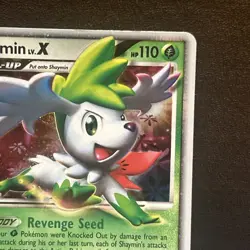 Pokemon TCG Shaymin LV.X DP39 Black Star Promo MP. - Image 4